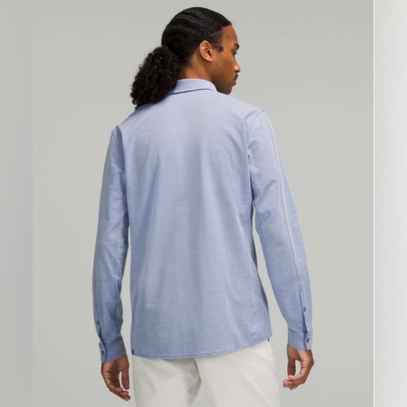 Lululemon Commission Long Sleeve Shirt In Harbor Blue Size small - Picture 3 of 10